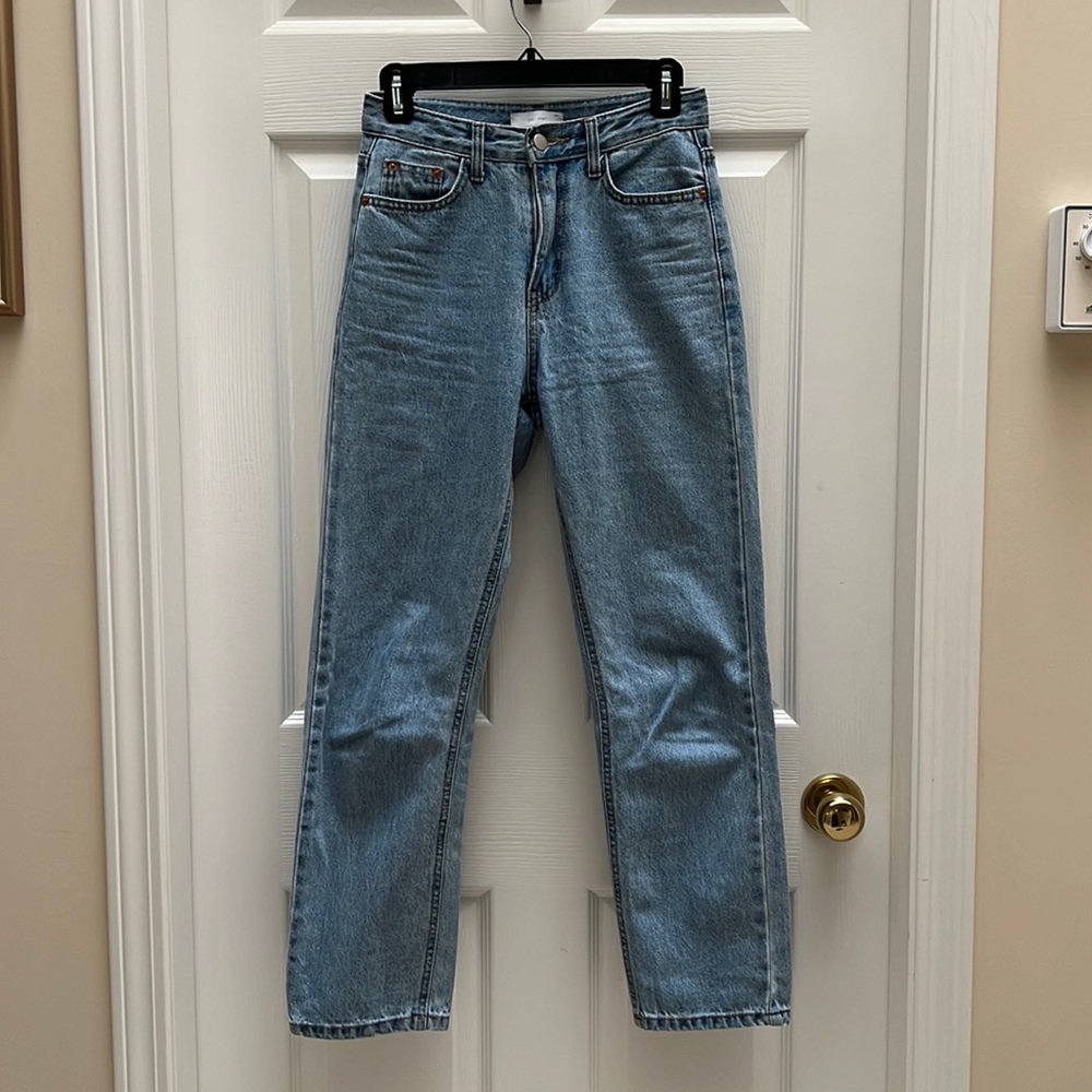 OAK + FORT Blue Mom Jeans